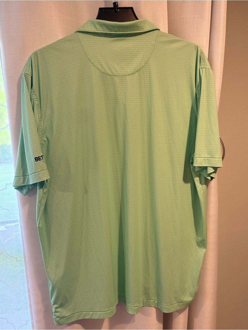 Peter Millar Bettinardi Fat Cat Green Golf Polo View 5